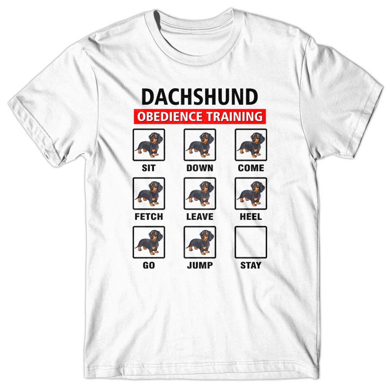 Dachshund obedience training T-shirt