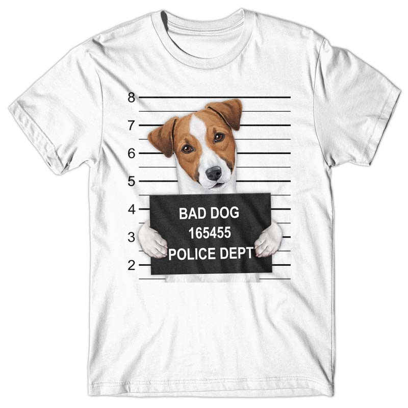 Jack Russell Mugshot - T-shirt