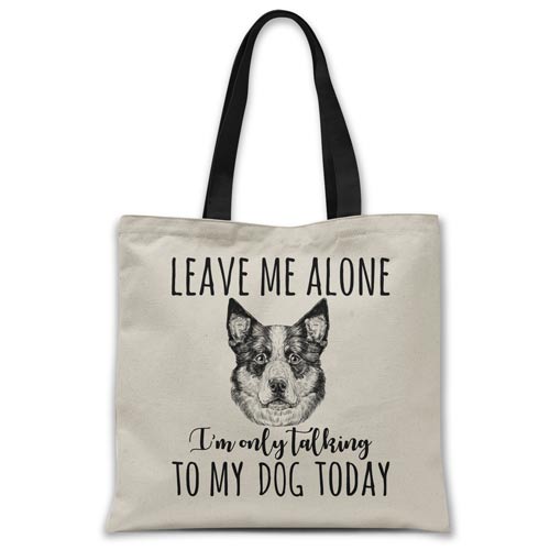 Australian cattle dog tote bag