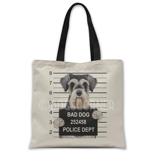 schnauzer-mugshot-tote-bag