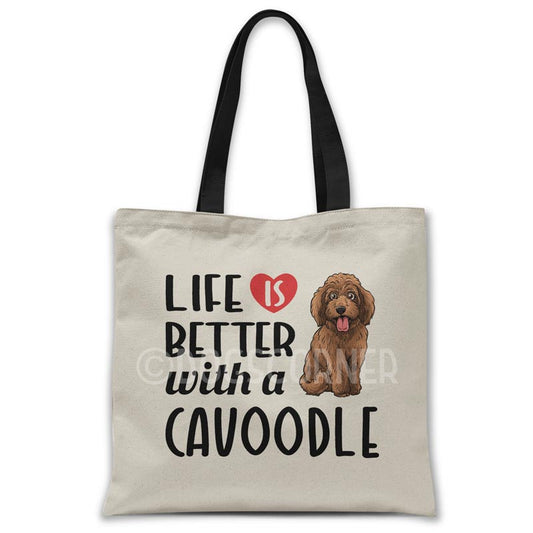 Life-is-better-with-cavoodle-tote-bag