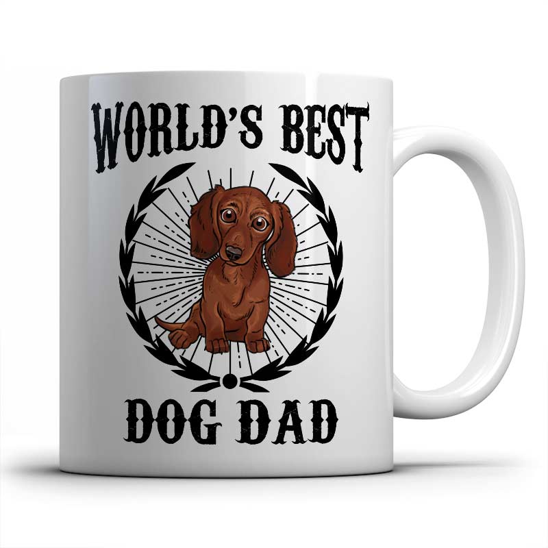 World's Best Dog Dad (Dachshund) Mug