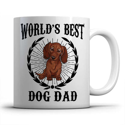 World's Best Dog Dad (Dachshund) Mug