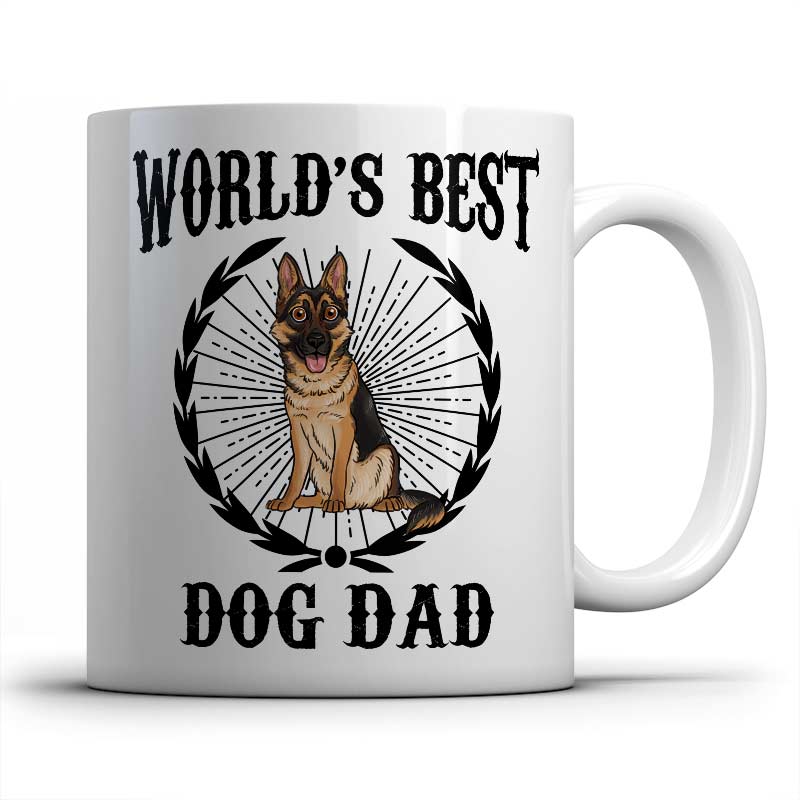 World's Best Dog Dad (German Shepherd) Mug