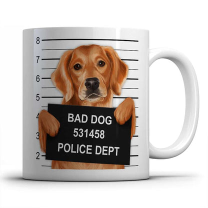 Mugshot (Golden Retriever) Mug