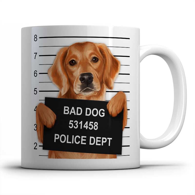 Mugshot (Golden Retriever) Mug